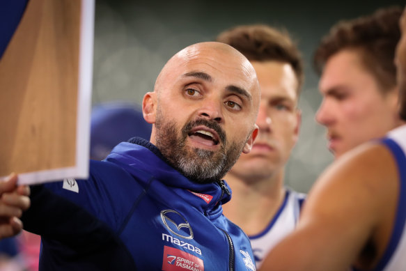 Kangaroos coach Rhyce Shaw reportedly spent time at a health resort before his return to Melbourne. 