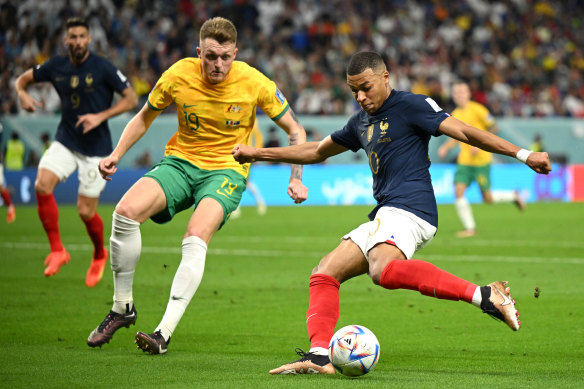 Harry Souttar was instrumental to Australia’s first and only goal against France.