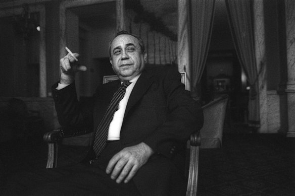 Italian writer Leonardo Sciascia in 1980.