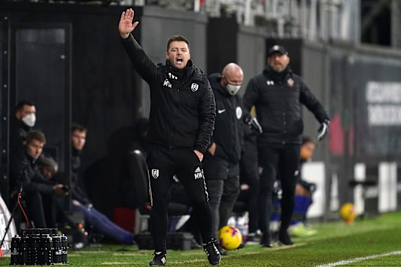Fulham first team coach Matt Wells.