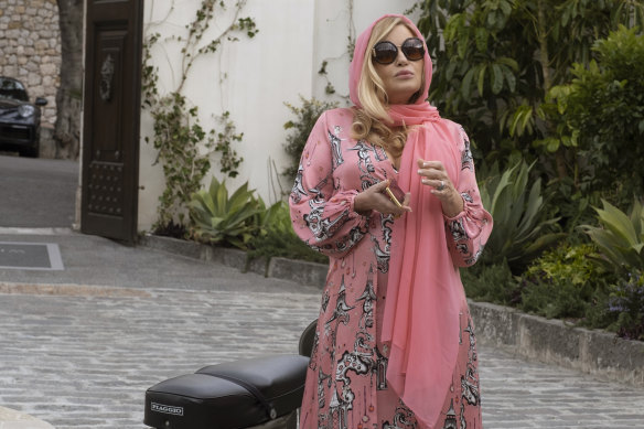 Jennifer Coolidge in the second season of HBO’s The White Lotus.