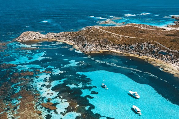 A patchwork of blue … Parker Point.