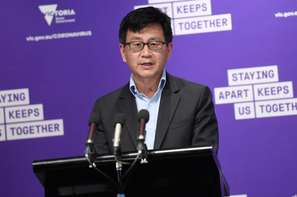 Deputy Chief Health Officer Allen Cheng offered hope on the five-kilometre restriction being lifted.