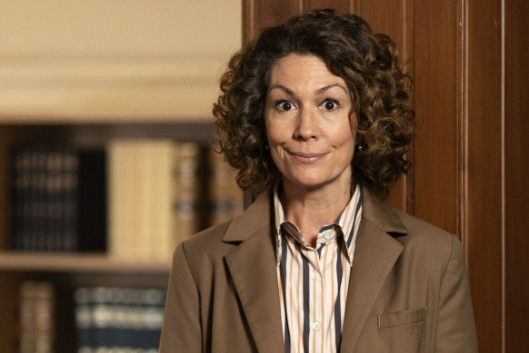 Kitty Flanagan as Helen Tudor-Fisk in the surprise global hit Fisk.