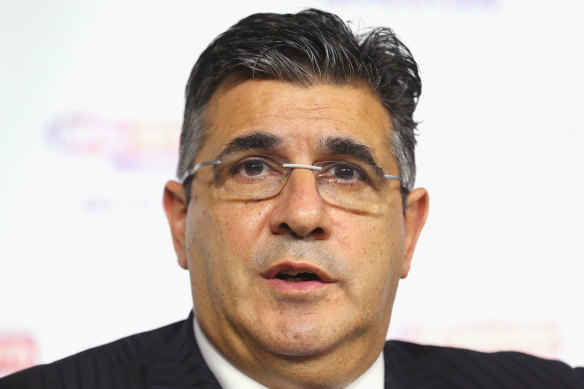 Former AFL CEO Andrew Demetriou.