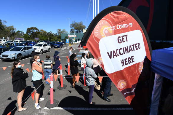 Queenslanders are being urged to get a vaccination on Australia Day, as the state’s overall rates level off.