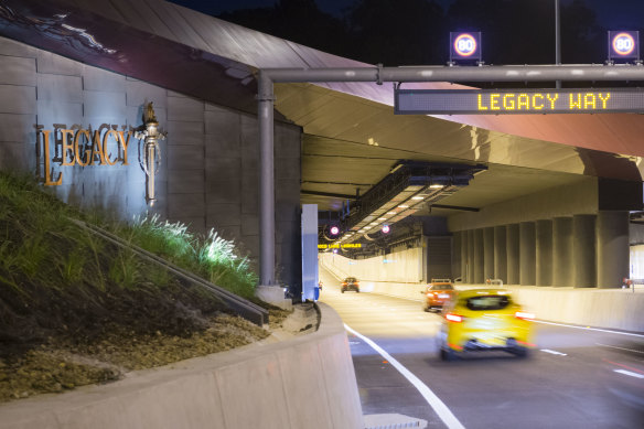 Legacy Way’s inbound tunnel was expected to remain closed ‘for some time’.