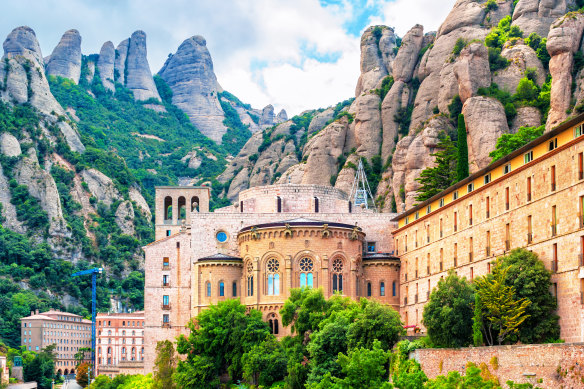 Santa Maria de Montserrat abbey, Catalonia.
