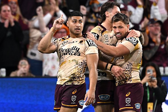 Josiah Karapani has been one of the feel good stories to come out of the Brisbane Broncos.