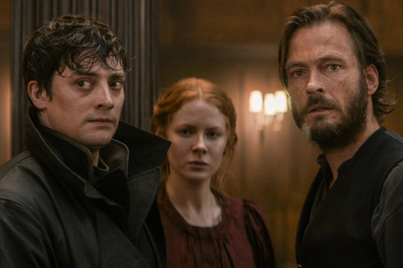 Aneurin Barnard, Emily Beecham and Andreas Pietschmann in the relentless 1899.