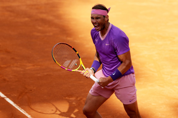 Rafael Nadal will face Djokovic in the Rome final after beating Reilly Opelka in their semi-final.
