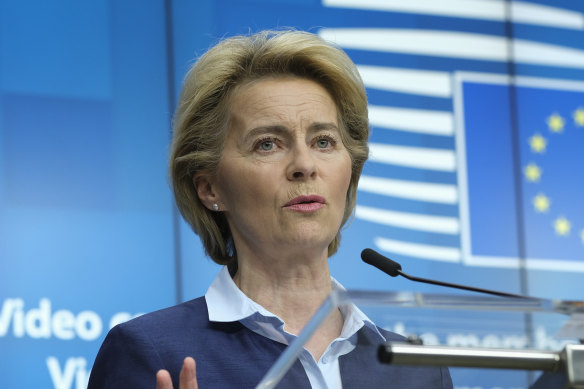 European Commission President Ursula von der Leyen.