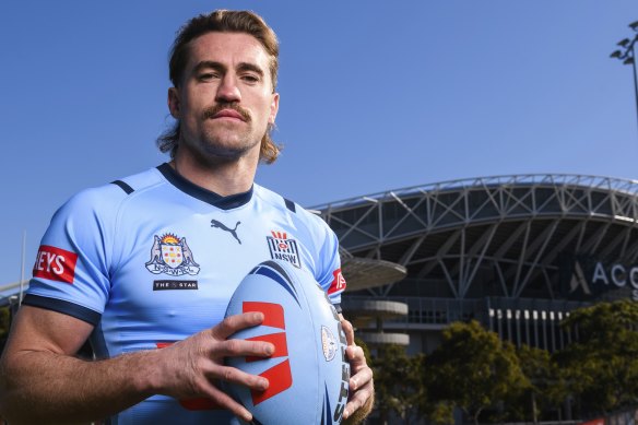 Utility man: Connor Watson plays a crucial role on the NSW bench.