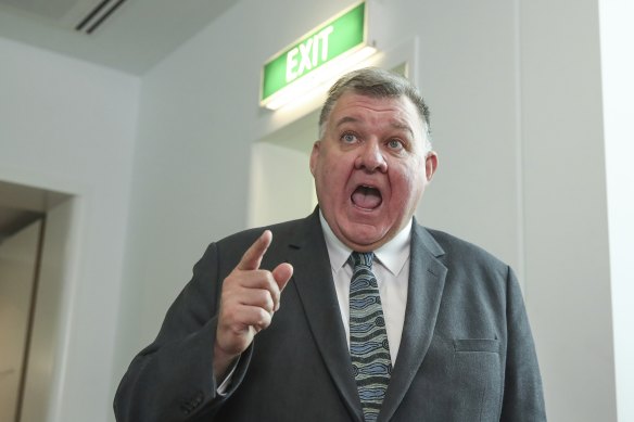 Crossbench MP Craig Kelly 