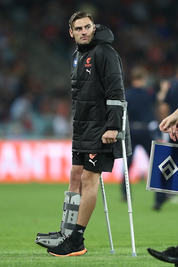 Stephen Coniglio has been injured since the start of April.