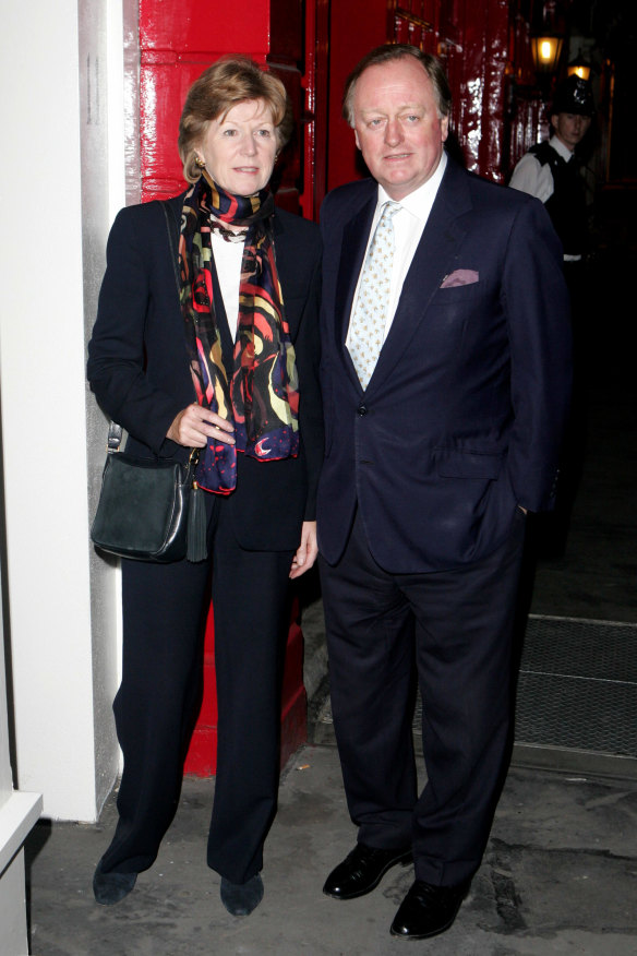With Rosemary Pitman, whom he married a year after separating from Camilla. 
When Pitman died in 2010, Camilla was said to have been “deeply saddened”. 