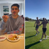 Omelettes, golf and loads of running: An off-season day in the life of an AFL footballer