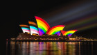 The buildings will be lit up on 24-26 Feb and 3-5 March to coincide with Sydney WorldPride events in The Domain.