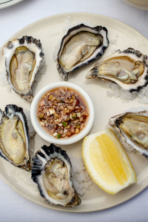 The oysters at Florentino.