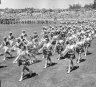 Opening ceremony at the Perth Commonwealth Games, November 23, 1962.
