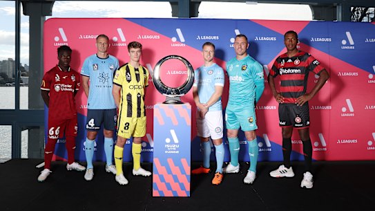 The A-League Men finals series was launched on Tuesday.