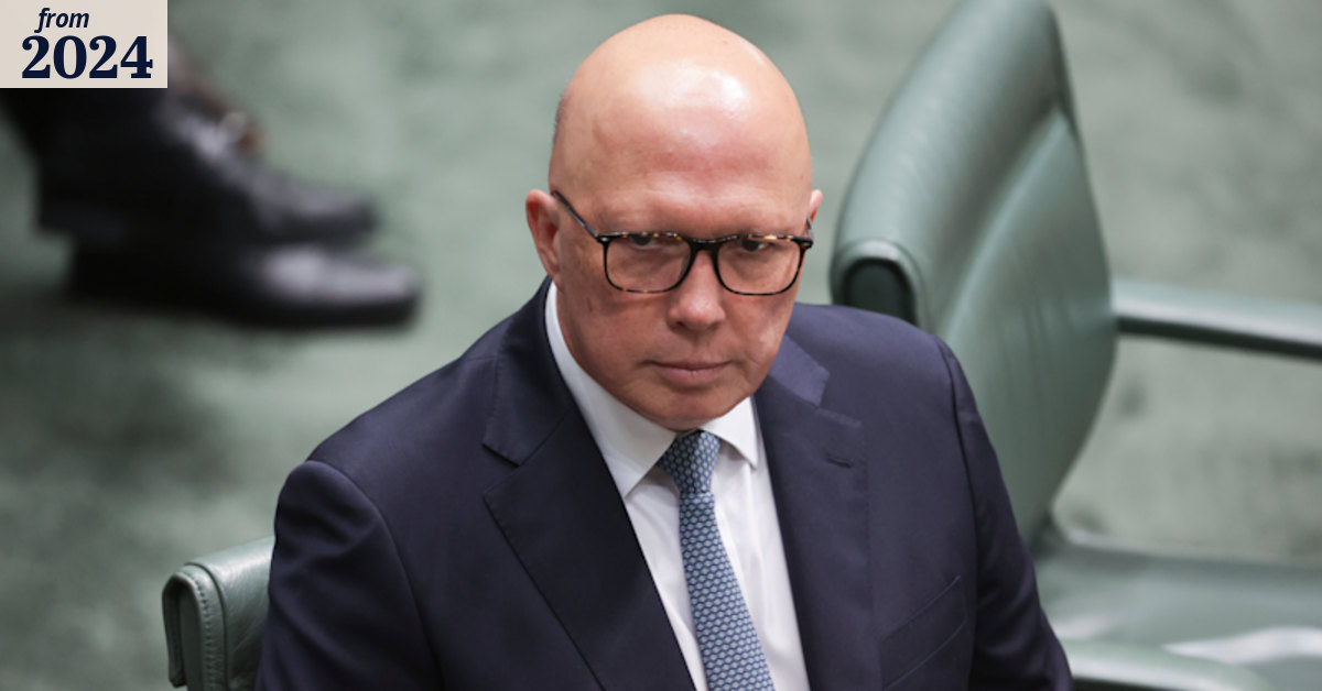 Dutton takes Trumpian line on call for peace