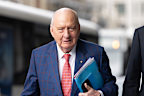 Alan Jones arrives at the Downing Centre Courthouse on Thursday, September 10.