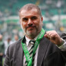 Ange Postecoglou is on the brink of a domestic treble with Celtic this season.