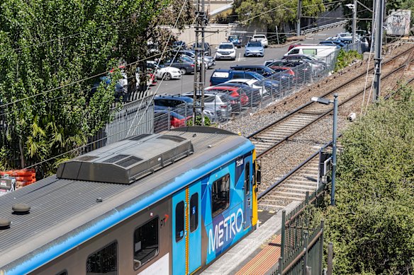 Footscray train station.