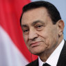 Former Egyptian president Hosni Mubarak in Berlin in 2010.