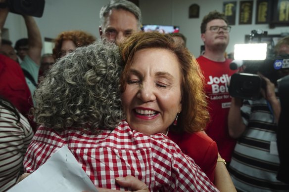 ‘I’m Frankston tough’: Labor’s Jodie Belyea retains seat of Dunkley despite Liberal gains