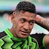Israel Folau has played at the top level in three football codes.