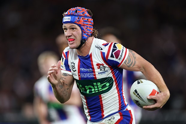 Kalyn Ponga makes a break in the grand final.