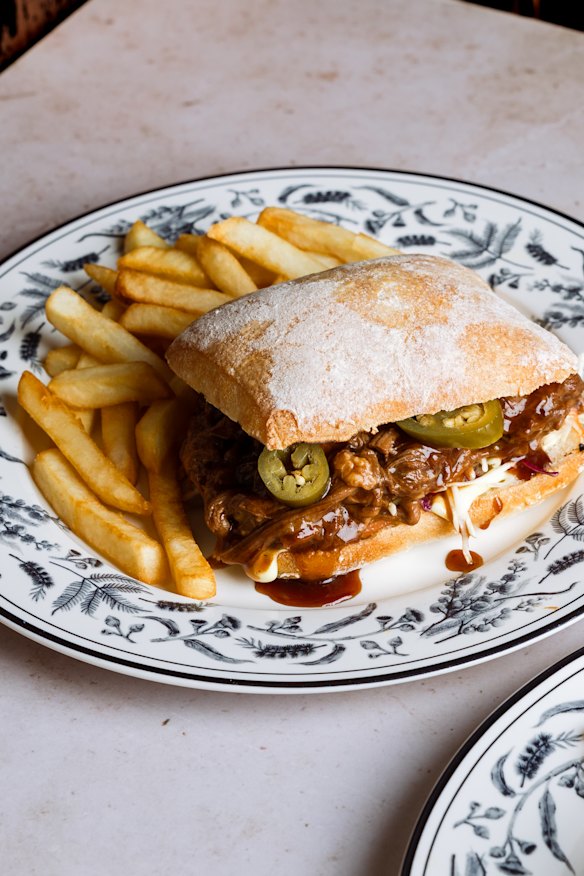 Brisket roll.