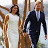 The Duke and Duchess of Sussex, pictured here at Sydney’s Admiralty House in 2018, will be provided with taxpayer-funded police protection during their private trip to Australia next week.