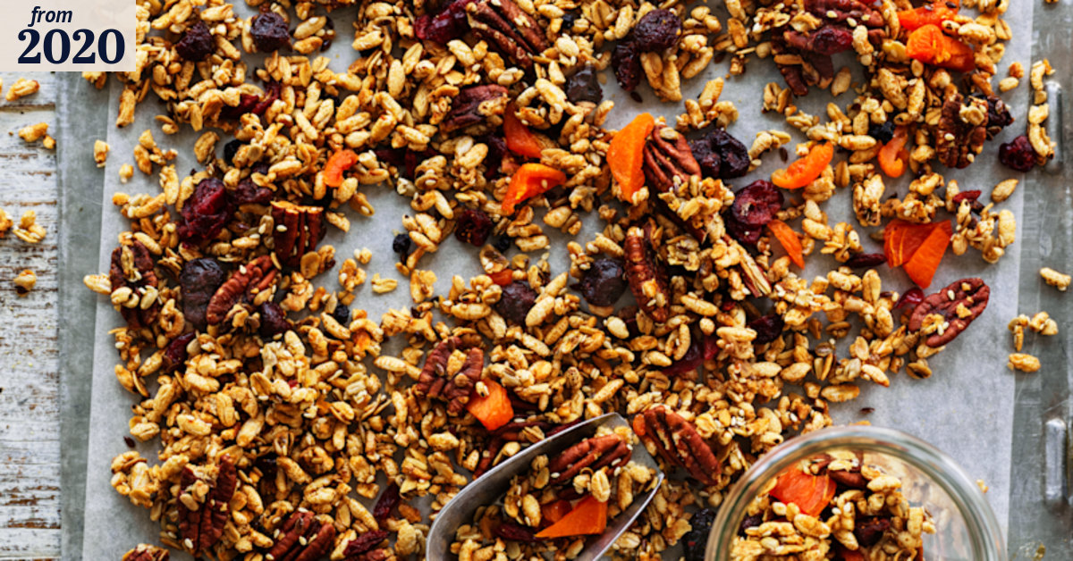 Helen Goh recipe: puffed rice, pecan and maple granola