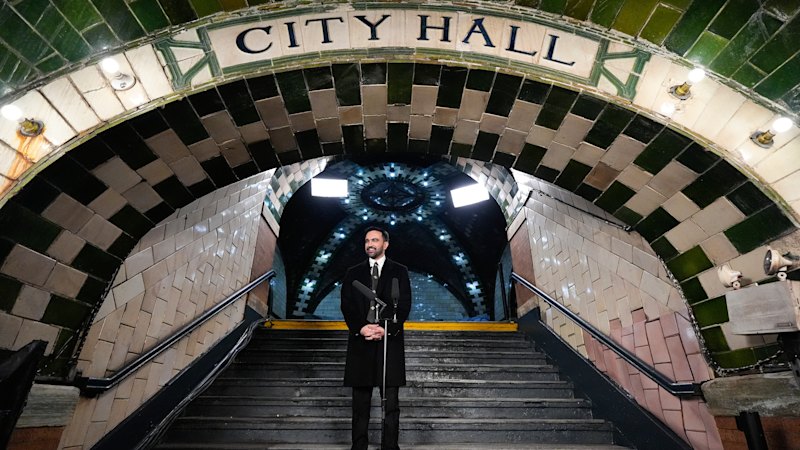 Zohran Mamdani sworn in as New York City mayor at historic subway station