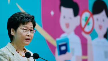 Hong Kong Chief Executive Carrie Lam. 