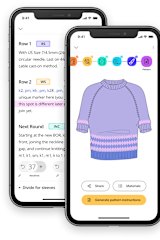 App Bellish delivers knitters personalised patterns according to their selected size, style and yarn.