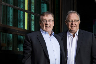 Judo Bank co-founders Joseph Healy and David Hornery.