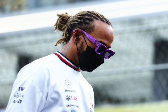 Lewis Hamilton said he couldn’t keep up with the Haas at the end of the Saudi Arabian grand prix, where he finished 10th.