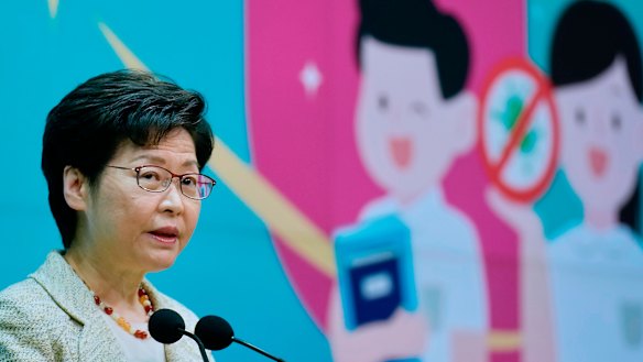 Hong Kong Chief Executive Carrie Lam. 