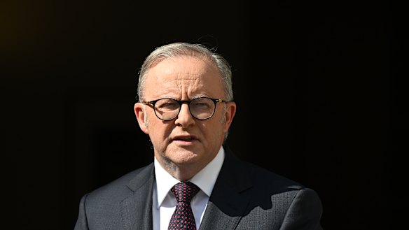 Prime Minister Anthony Albanese on Thursday. 