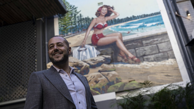 Sam Arnaout, the new owner of the Hotel Steyne.