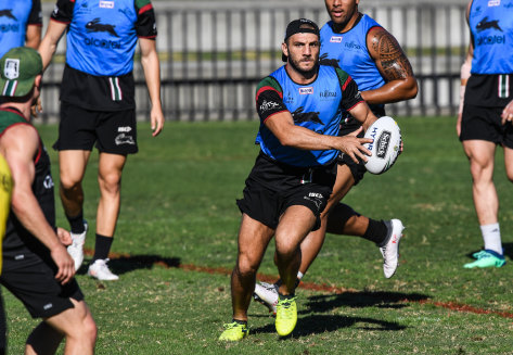 Kept in reserve: Robbie Farah will play his first top-grade game of the season on Friday against the Sharks.