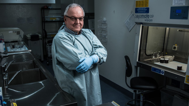 Professor Thomas Borody at the Centre for Digestive Diseases in Five Dock, NSW.