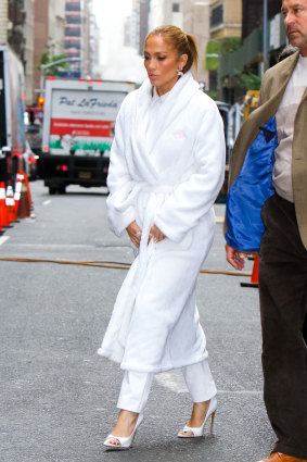 Unless you're J-Lo, leave the terry-toweling robe on the bathroom hook.
