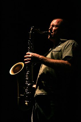 Jazz musician Jamie Oehlers at an earlier performance.