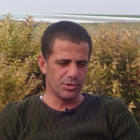 Rashed Khudairi, a farmer from Bardala and coordinator of the Jordan Valley Solidarity campaign.