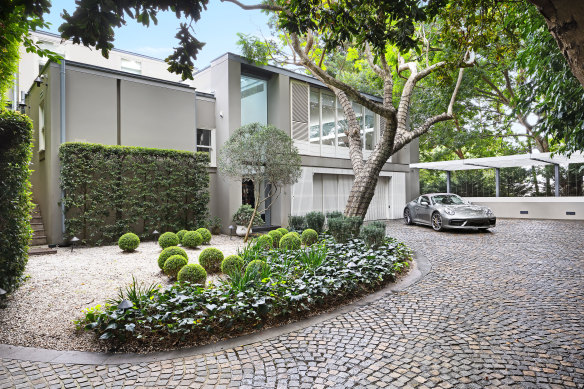 The Tzannes-designed house in Bellevue Hill was commissioned by investment banker Tony O’Sullivan more than a decade ago.